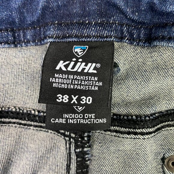 Kuhl Jeans Klassik Men's 38 x 30 Fits 38 x 29 Blue Indigo Dye Stretch - Picture 8 of 16